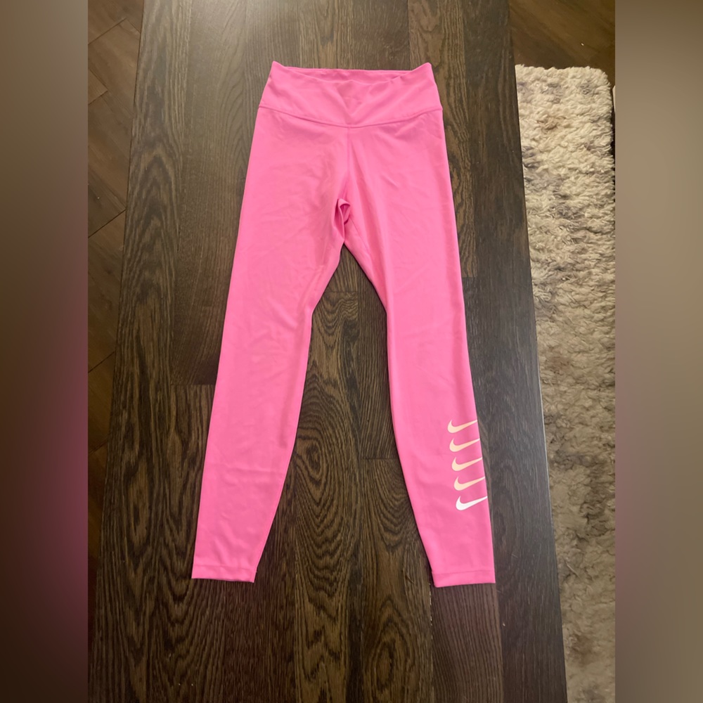 Pink Nike Leggings - Size: Small